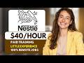 Nestle Hiring Remote! High School Diploma + Little Experience Remote Jobs 2026