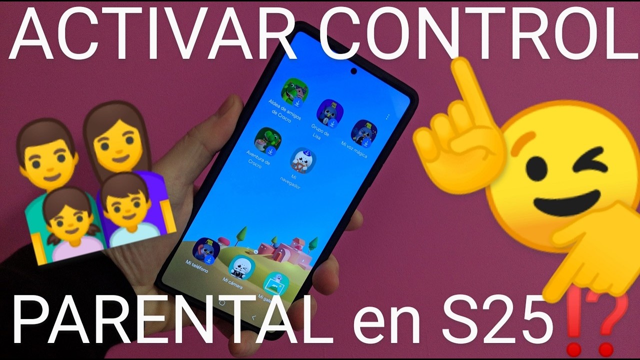 👨‍👩‍👦‍👦 ACTIVAR y DESACTIVAR SAMSUNG  KIDS (CONTROL PARENTAL) en SAMSUNG S25, S25 Plus y S25 Ultra
