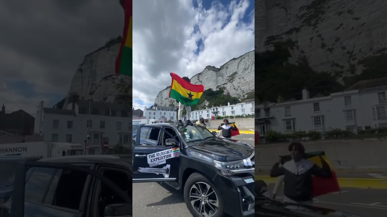 13 Ghanaian Explorers Completes Their 10,000-kilometers Car Drive From Accra To London