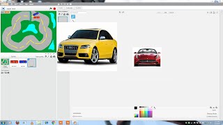 How to make a 2 playered car racing game in scratch 2.0. screenshot 4
