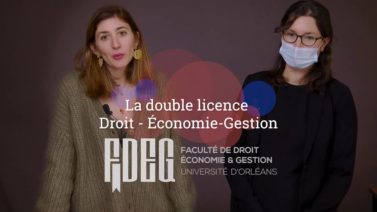 Double licence Droit - Économie-Gestion - YouTube