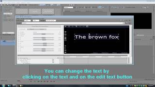 How To Use Sony Vegas 9.0 ProType Titler