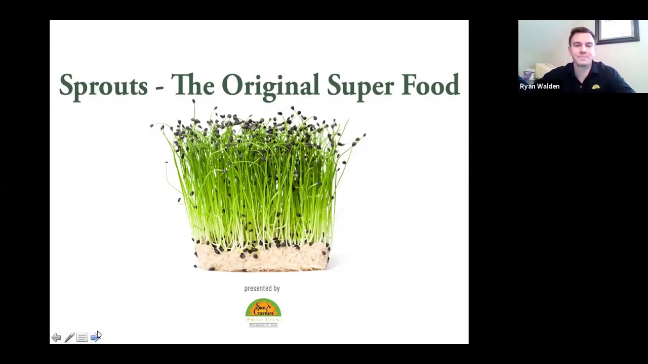 Sprout University SunGarden Fresh Living Sprouts & Micro Greens YouTube