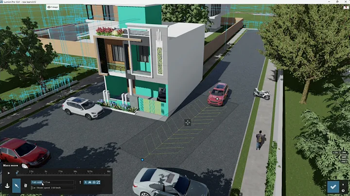 lumion car animation kese kare  #sketchup #animation #designer