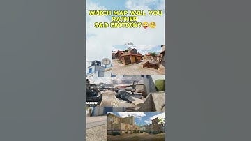 CODM What Would You Rather: SND Maps Edition 🔥"