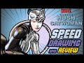 MAFEX CATWOMAN (Batman/Hush) TIME LAPSE | SPEED DRAW &amp; REVIEW!!!