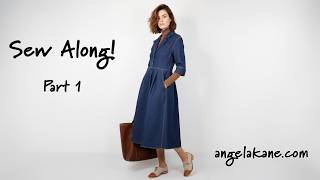 Shirtwaister Dress Sew Along Part 1- The Pattern, Fabric, Notions And Start The Bodice
