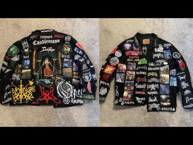 Metallica 80s Rock Band Battle Jacket ( almost done