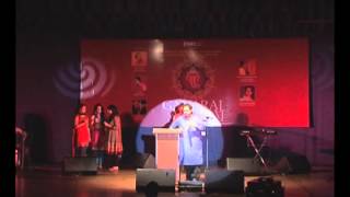 Shankar Mahadevan performing on GANARAJ ADHIRAJ Album Launch