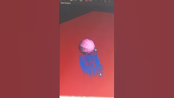 Falling Cube Particles Marching Cubes