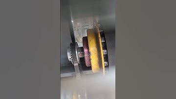 Testing the mandrel belt movement and tension in production#automation #maintenance #mechanics