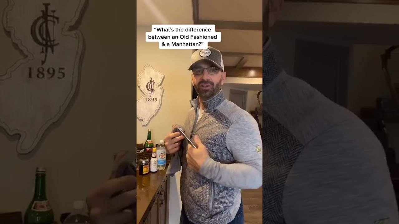 The difference between a Manhattan and an Old Fashioned