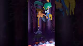 Ursula Boss Fight Part 1 - Kingdom Hearts 1.5 Final Mix Proud Mode  #kingdomhearts #shorts