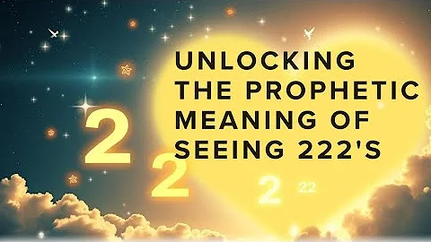 Biblical meaning of Seeing 222's: Alignment, Vision, and New Season #seers #propheticnumbers