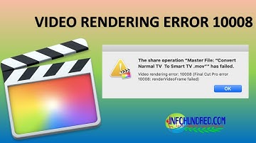 video rendering error 10008 fcpx