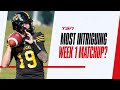 Which matchup is the most intriguing from Week 1 in the CFL?