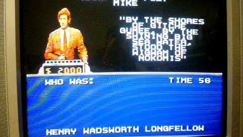 SNES Jeopardy! Deluxe Edition Run Game 5 Part 2