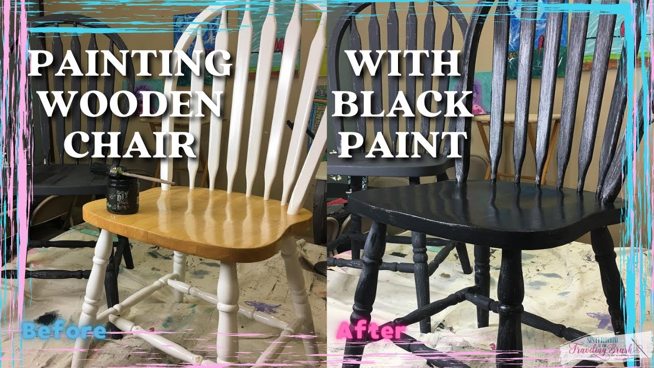 How to Paint a Wooden Chair with DIY Paint (Do It Yourself) YouTube