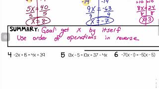 1 2 Day 2 solving equations foldable
