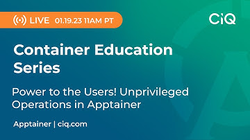 Power to the Users! Unprivileged Operations in Apptainer