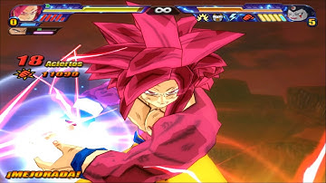【TAS】Ultra Vegeta 1 & Goku SSJ4 (Daima) VS King Gomah (Enhanced Red Potara) | Dragon Ball Z: BT3