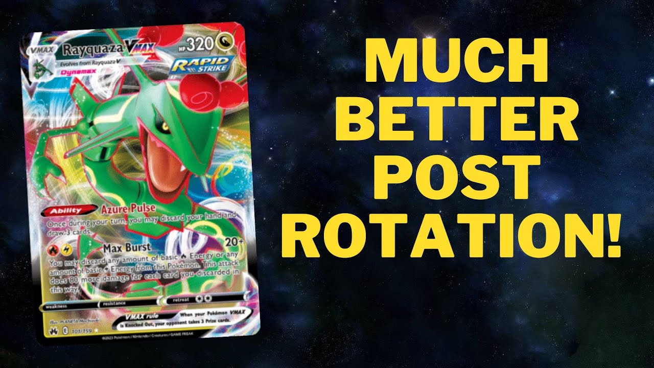 Rayquaza Post Rotation Deck lists! Scarlet and Violet PTCG YouTube