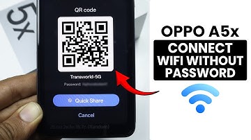 How to Connect WiFi without Password in Oppo A5x - Use WiFi QR Code