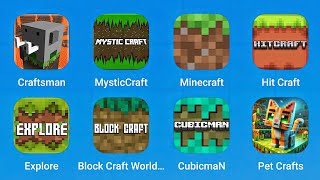 Craftsman, MysticCraft, Minecraft, Hit Craft, Explore, Block Craft World, Cubicman, Pet Crafts screenshot 3