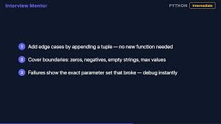 pytest Parametrized Tests Explained | Python Interview