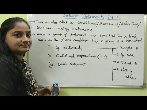 C-Language||Class-48|| Selection Statement in C ||Both in Telugu and English||Telugu Scit Tutorials