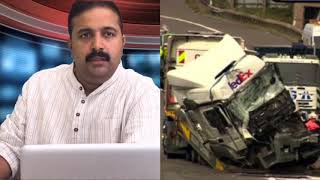 Ukvartha Breaking News M1 Crash (Malayali Involved)M1 Car Accident