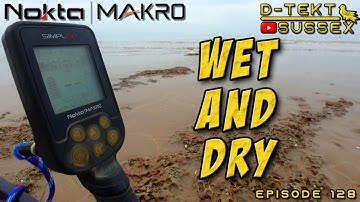 Nokta Makro Simplex Beach Detecting | SP 24 Coil | Wet Sand | Surprise Guest | Episode 128