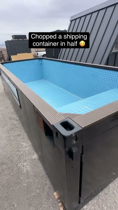 20’ Container Pool 🤩Great way to add a pool to your property 🏊♂️ This pool would be around $40k.
