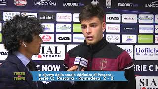 Pescara - Pontedera 2-2 Guidi: 
