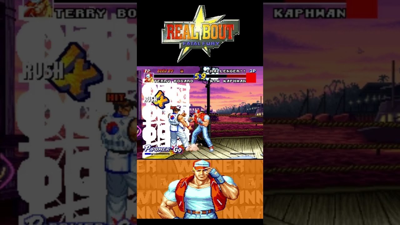 Terry Bogard Out of Bounds Combo (Real Bout Fatal Fury)