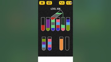 【Water Sort Puzzle】 Level 938