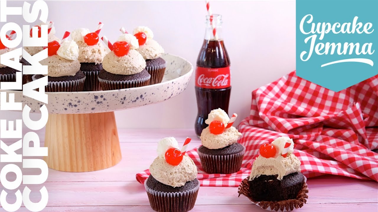 How To Make Coke Float Cupcakes Cupcake Jemma Youtube