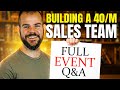 Building a highly profitable sales team sales training qa