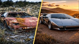 ASMR Car Restoration – Rebuilding a Lamborghini Countach from Scratch Lamborghini Countach Asmr Functions