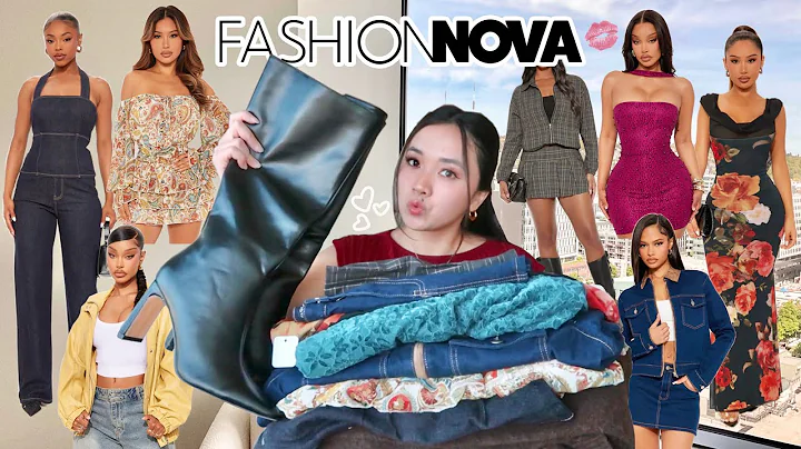 HUGE Summer/Fall Try-On FASHION NOVA Haul 2025 | trendy fall outfit ideas!