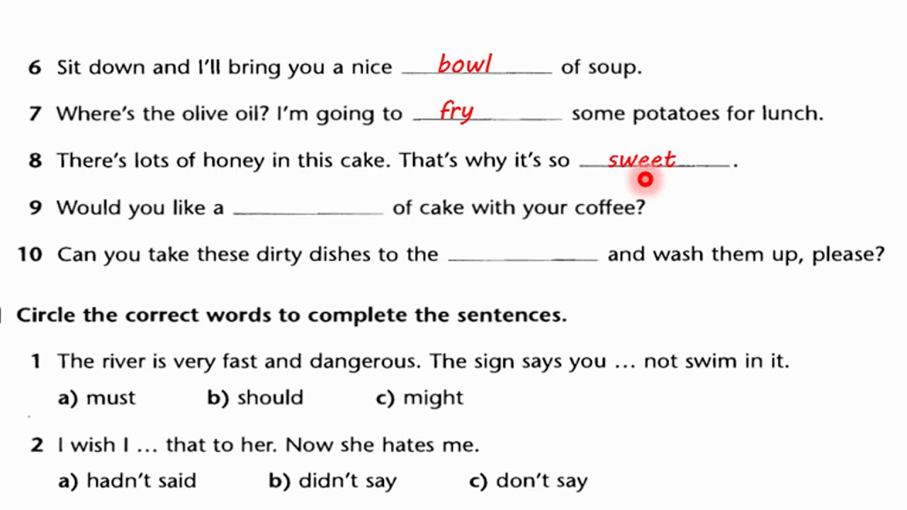 حل اهم تمارين للصف الخامس الاعدادي للوحدة الخامسة صفحة 126 و 127 و 128
