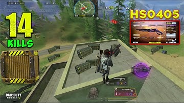 1 SHOT HS0405  gunsmith in cod mobile | SOLO vs SQURD #codmobile #hs0405  #hs0405gunsmith