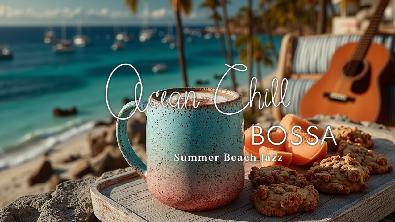 Теплый прибрежный побег | Босса-нова джаз ~ Летняя расслабляющая музыка для кафе
