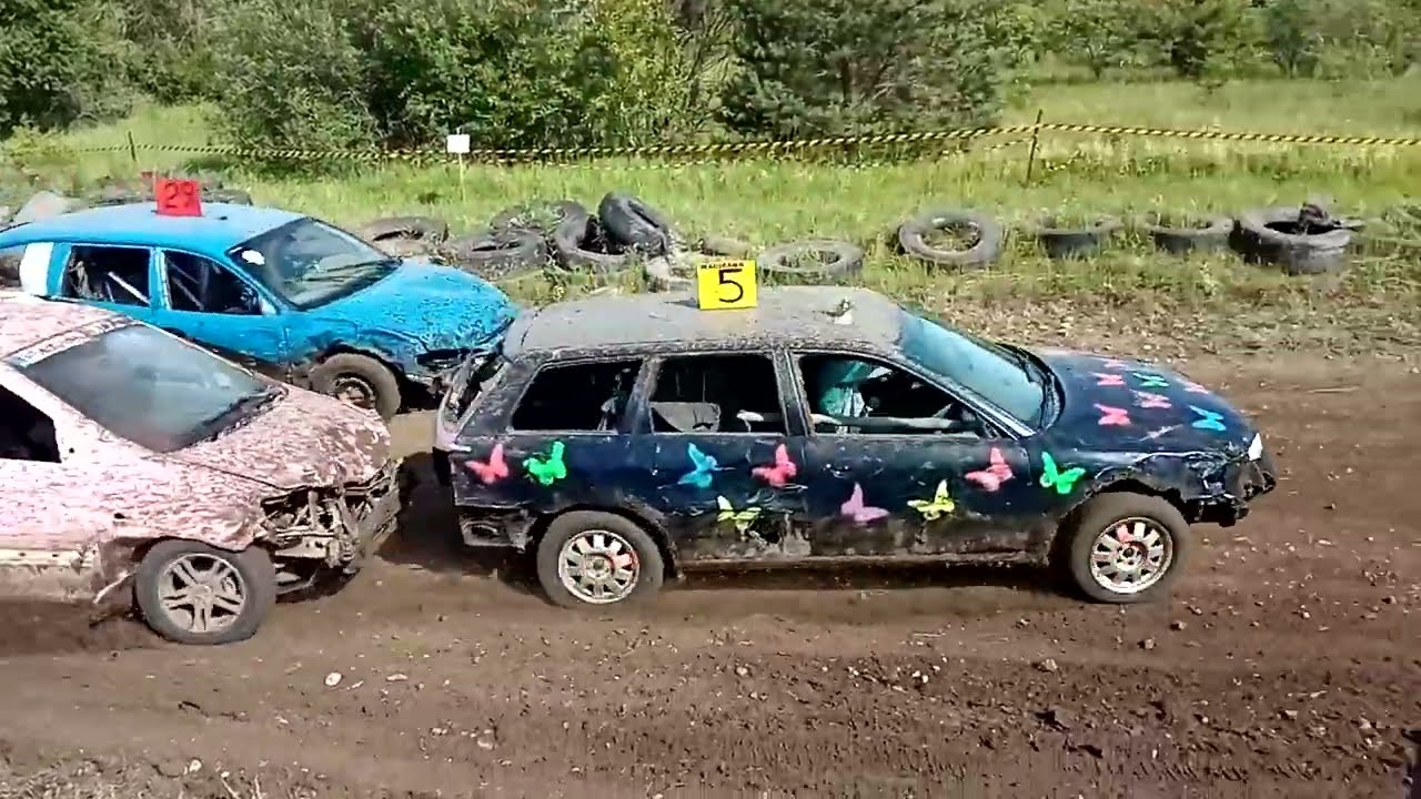 Libatse romuring 22.06.2024 demolition derby.