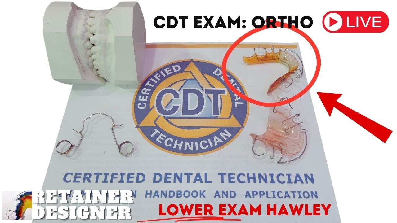 [CDT Exam] Let's make the Lower Sagittal Hawley retainer from the Exam ...