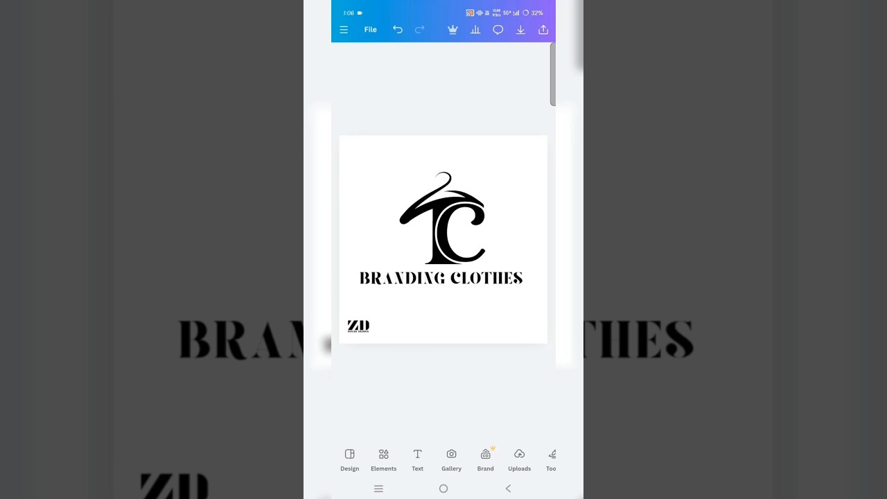 Canva Logo Design Tutorial | Unique Fashion Brand Logo Idea 