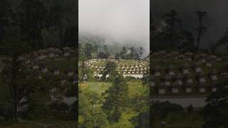 Must see #Bhutan | Dochu La mountain pass between Thimphu and Punakha #himalayas #dronevideo