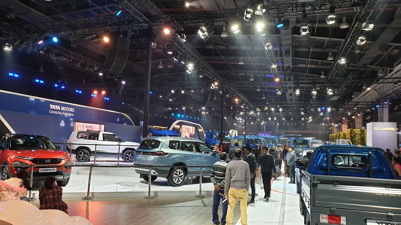 Tata PavilionAuto Expo 2020Amazing Line Up of Cars,SUV,Truck,Bus