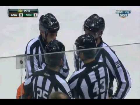 Corey Perry's  Hit On Jason Zucker (March 12 2013)