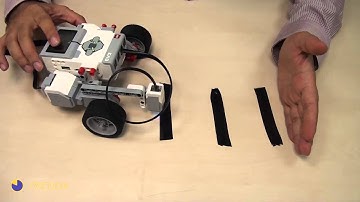 EV3 basics course. Color Sensor. Stop on third line without Wait block (part 3)